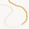 Jewellery BY CHARLOTTE | By Your Side Pearl Choker - Gold