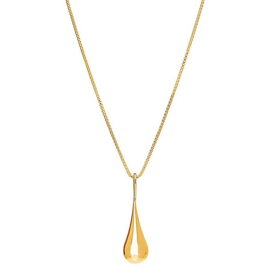 Jewellery NAJO | My Silent Tears Necklace Yellow