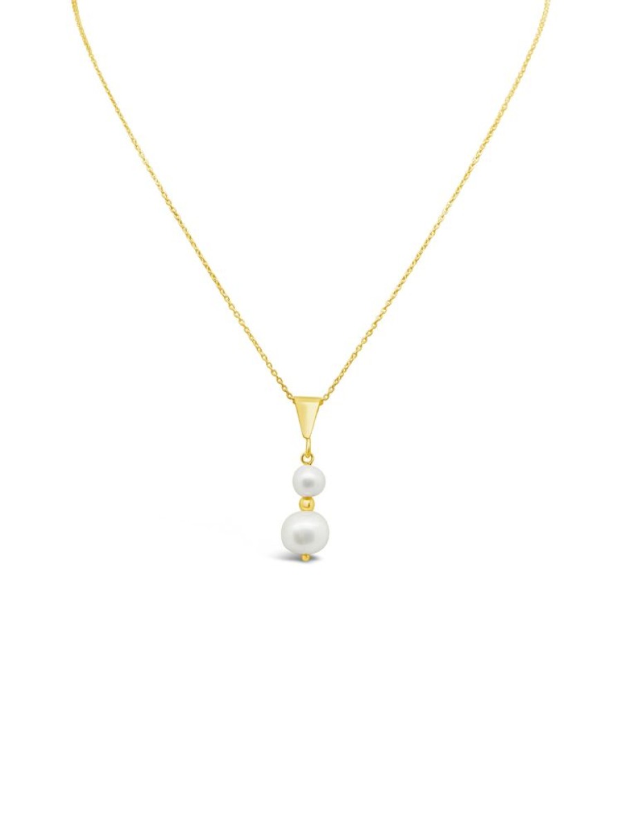 Jewellery ICHU JEWELLERY | Duo Pearl Necklace, Gold