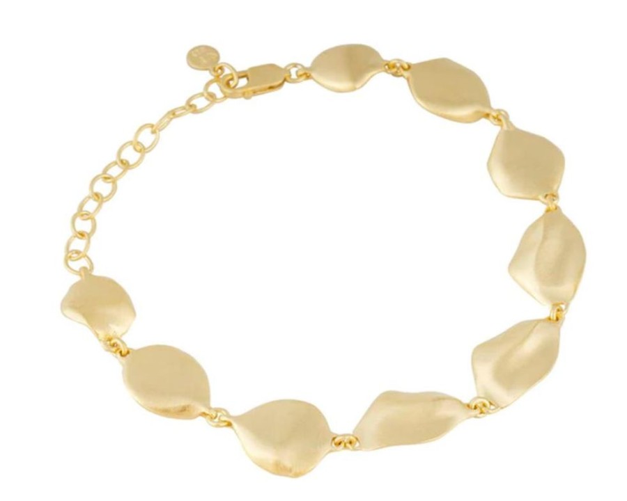 Jewellery FAIRLEY | Gold Seashell Bracelet