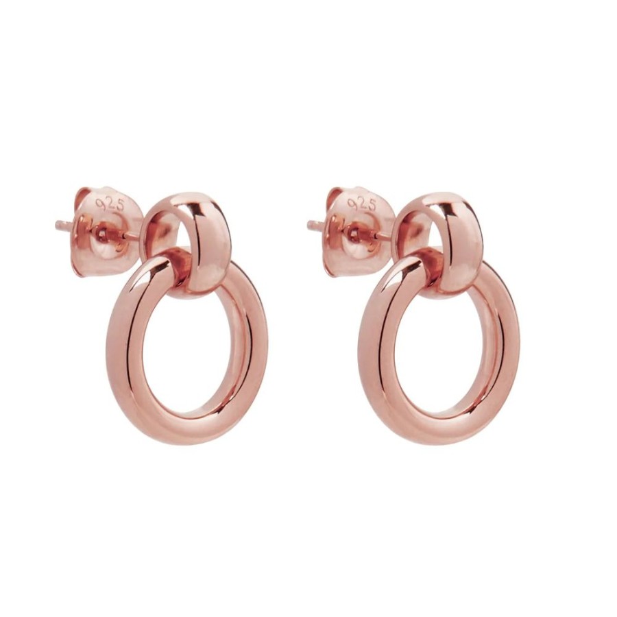 Jewellery NAJO | Roma Rose Gold Stud Earring