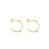 Jewellery ICHU JEWELLERY | Faceted Mini Hoops, Gold