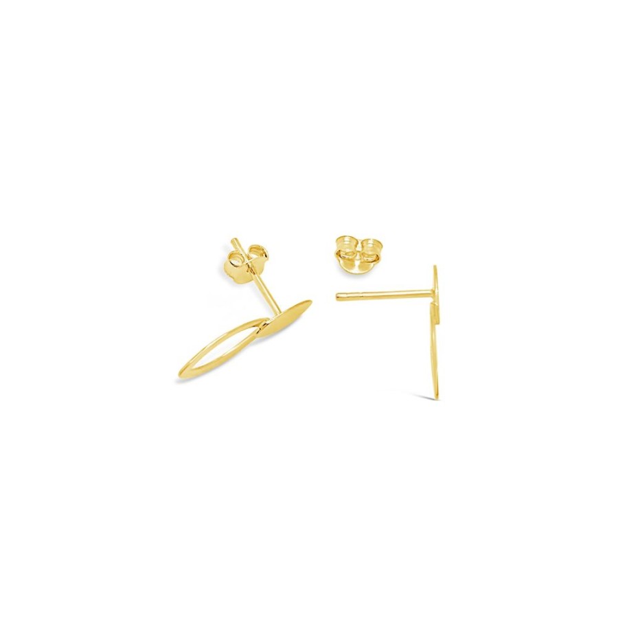 Jewellery ICHU JEWELLERY | Double Oval Earrings, Gold