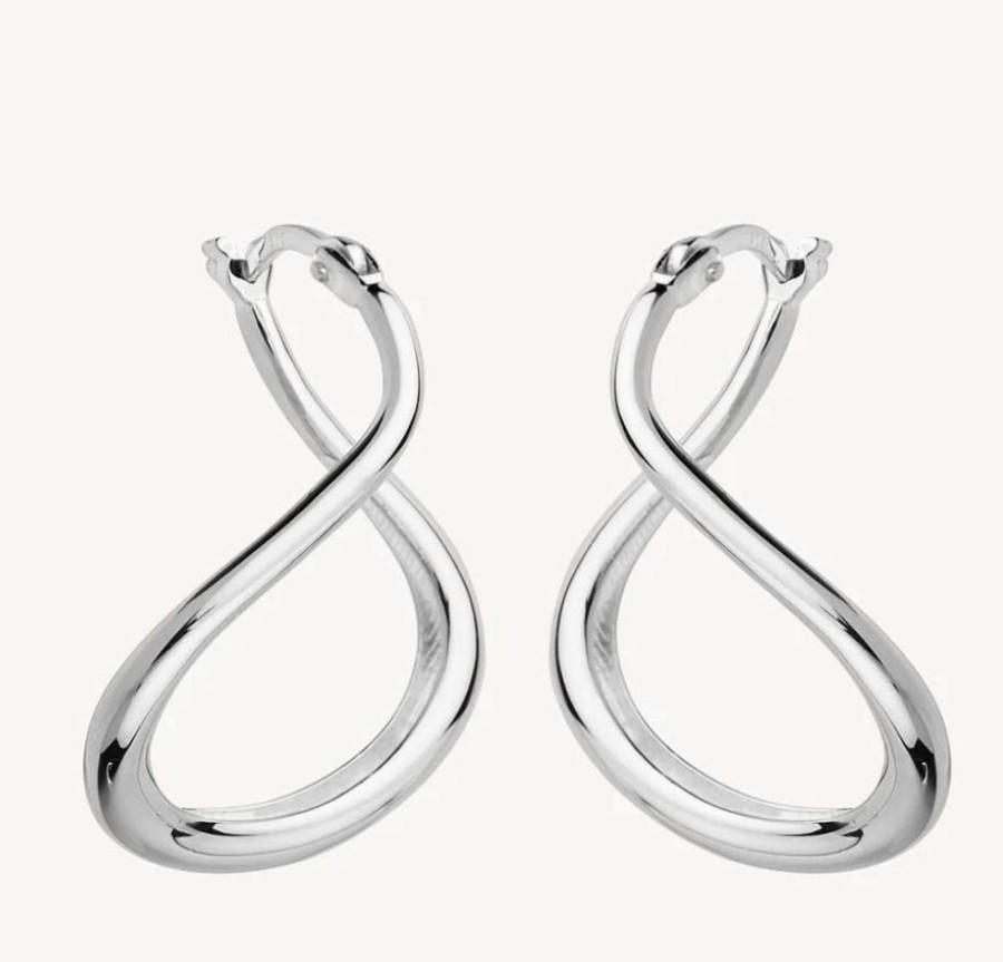 Jewellery NAJO | Wave Hoop Earrings