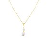 Jewellery ICHU JEWELLERY | Duo Pearl Necklace, Gold