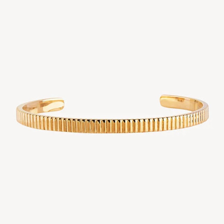 Jewellery NAJO | Raya Silver Cuff Gold