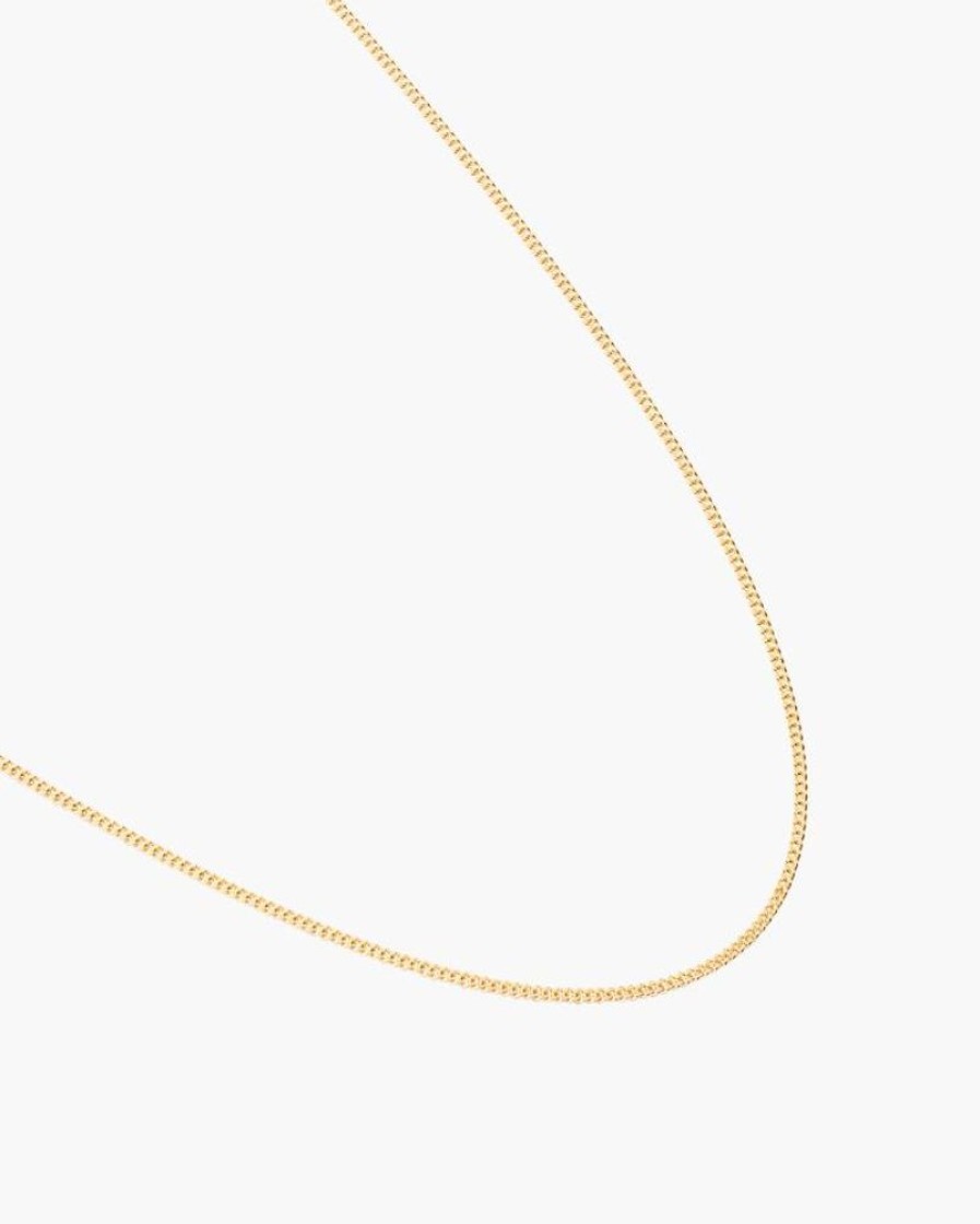 Jewellery KIRSTIN ASH | Curb Link Chain - Gold (18-20