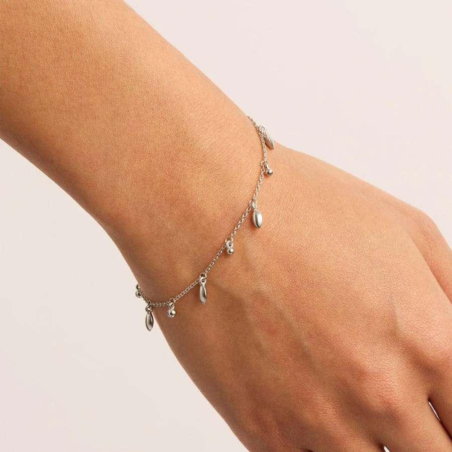 Jewellery BY CHARLOTTE | Live In Grace Bracelet Silver