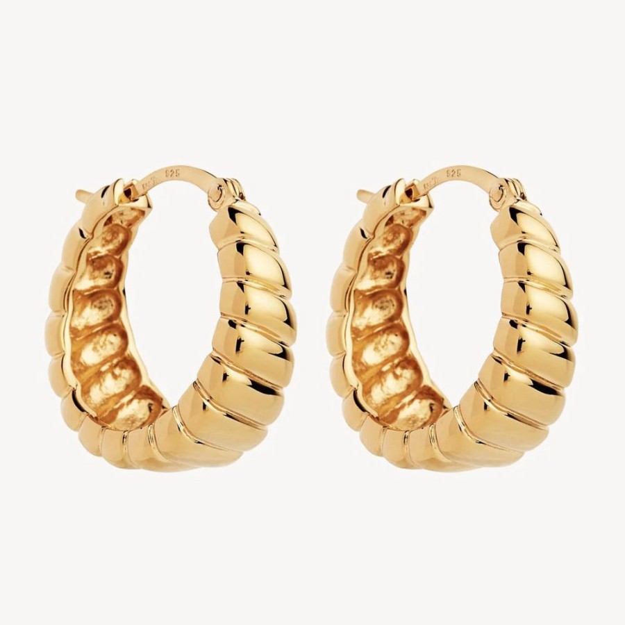 Jewellery NAJO | Thalassa Hoop Earring Gold