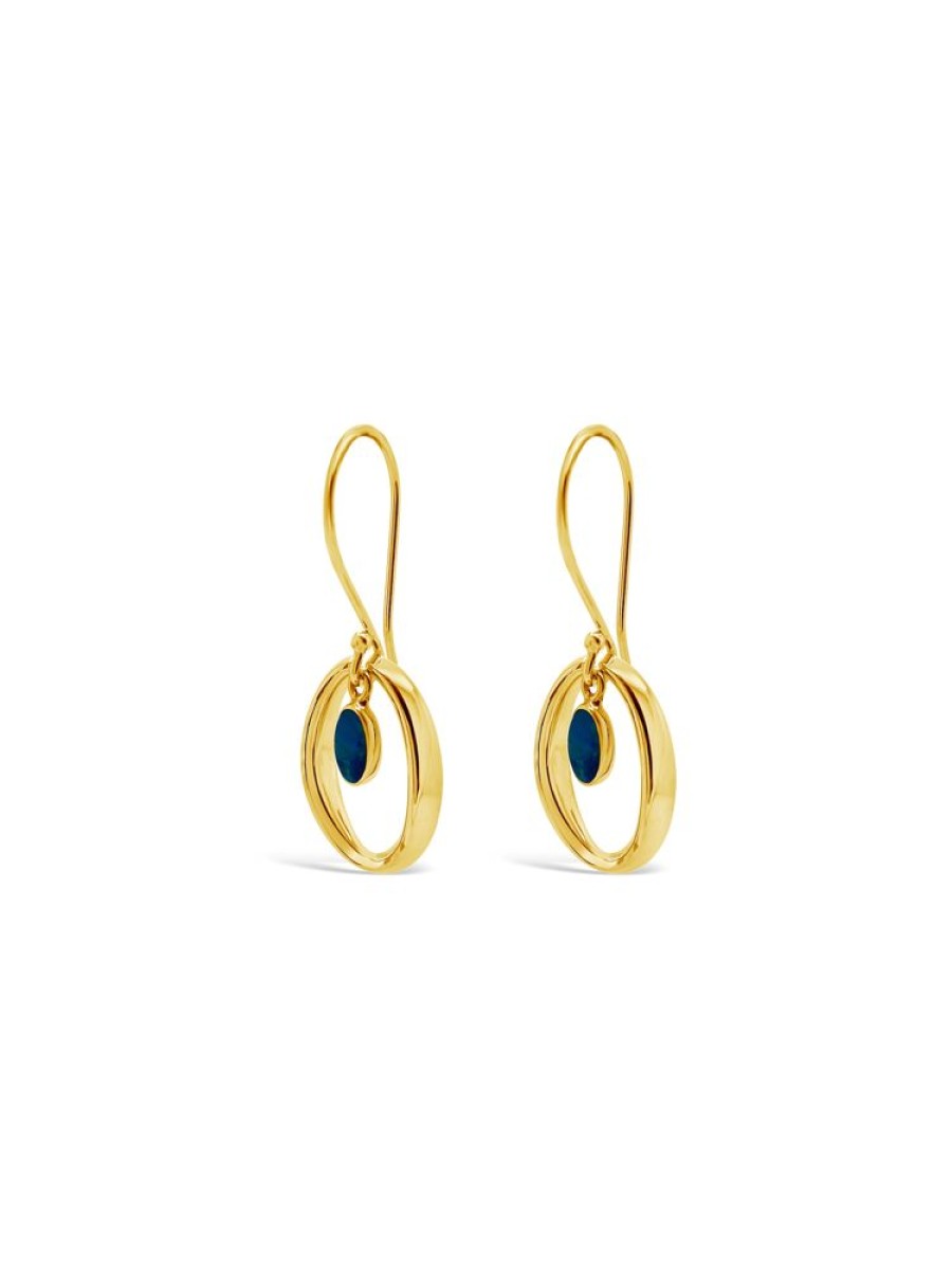 Jewellery ICHU JEWELLERY | Halo'D Opal Earrings, Gold