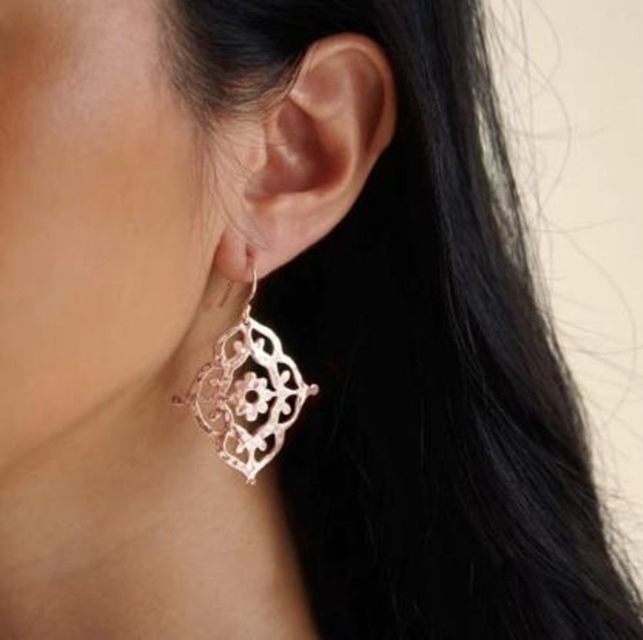 Jewellery MURKANI | Gypsy Earrings - Rose Gold