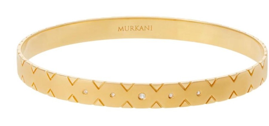 Jewellery MURKANI | Halcyon Manifest Bangle - Gold