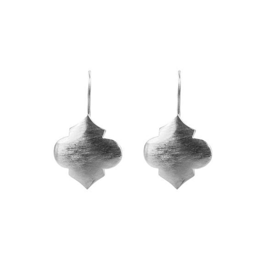 Jewellery FAIRLEY | Moroccan Drop Earrings - Silver