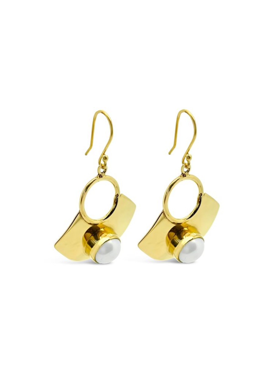 Jewellery ICHU JEWELLERY | Golden Pearl Earrings