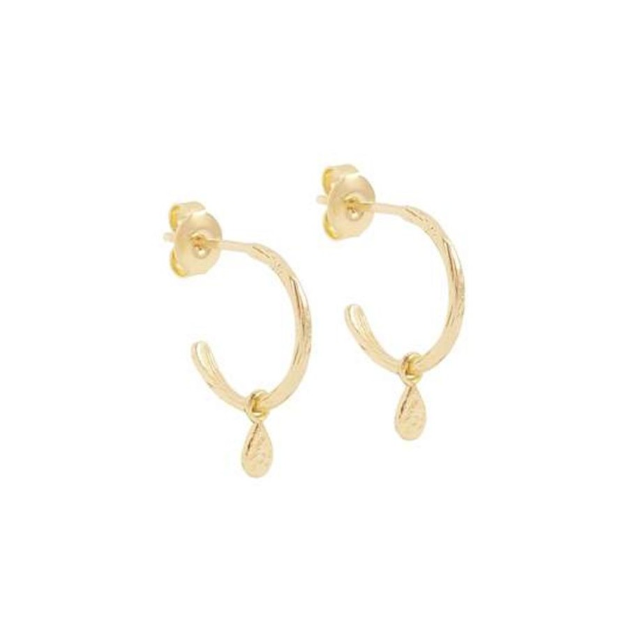 Jewellery BY CHARLOTTE | Grace Hoops Gold