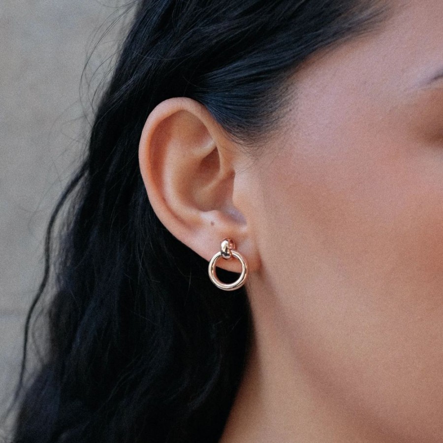 Jewellery NAJO | Roma Rose Gold Stud Earring