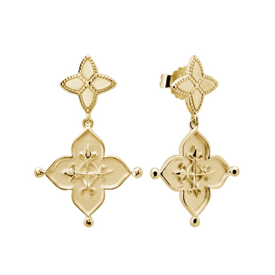 Jewellery MURKANI | Earrings Love - Gold