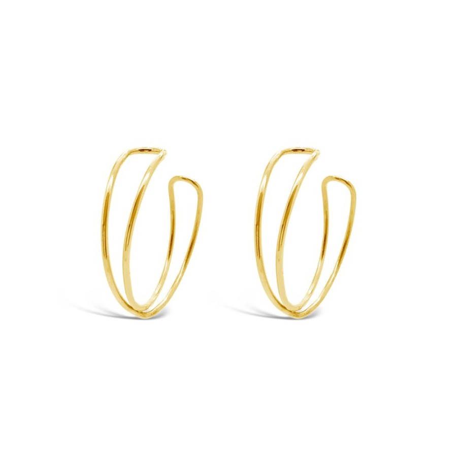 Jewellery ICHU JEWELLERY | Gold Intertwined Hoops