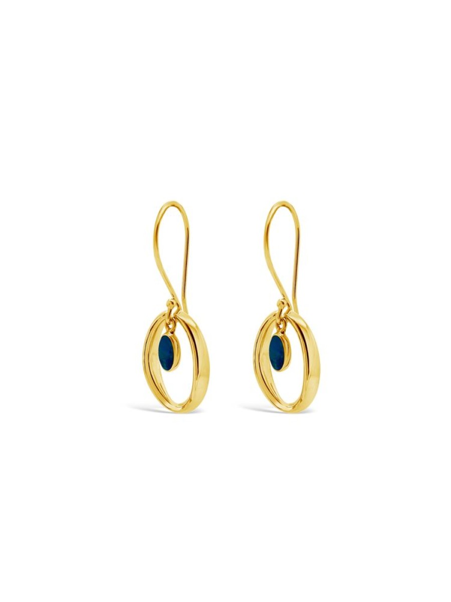 Jewellery ICHU JEWELLERY | Halo'D Opal Earrings, Gold