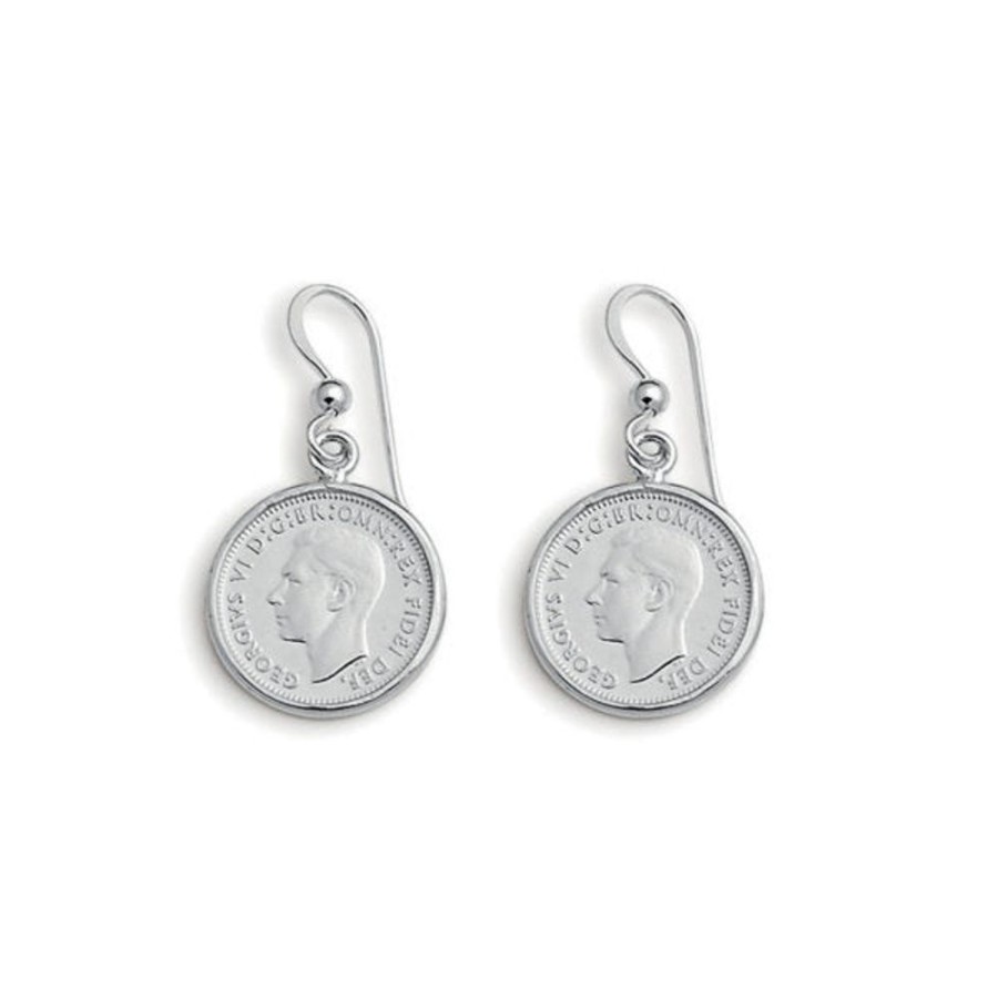 Jewellery VON TRESKOW | Threepence Coin Earrings - Von Treskow