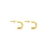 Jewellery ICHU JEWELLERY | Curved Mini Hoops, Gold