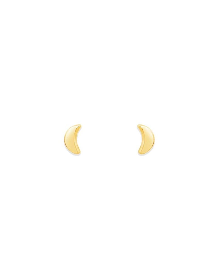 Jewellery ICHU JEWELLERY | Mini Moon Earrings, Gold