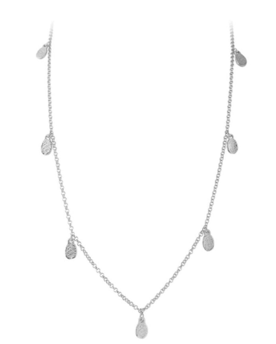 Jewellery FAIRLEY | Aruba Charm Necklace - Silver