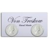 Jewellery VON TRESKOW | Silver Threepence Studs