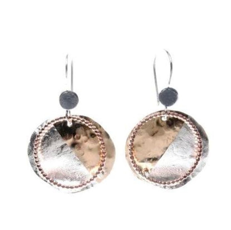 Jewellery ISRAELI | Earrings Circle Gold Half Moon